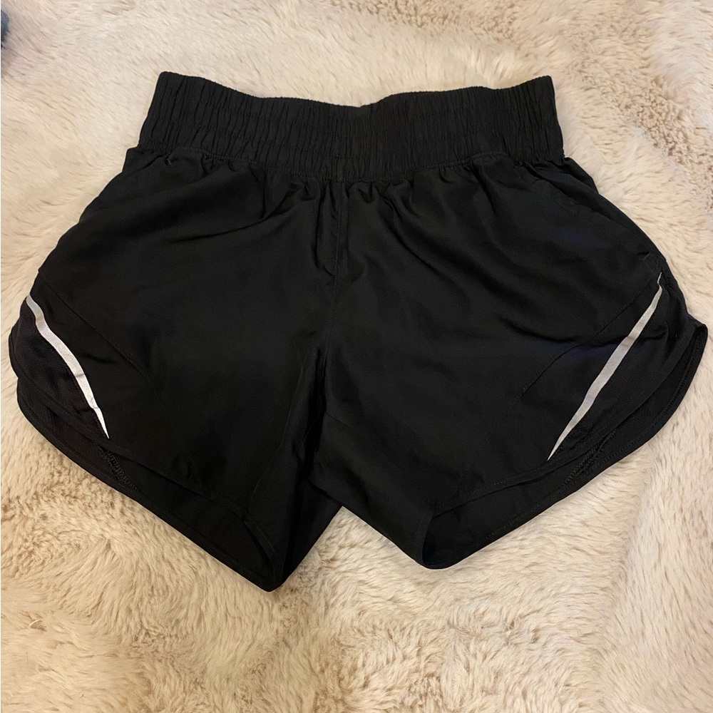 Plain Black Athletic Shorts